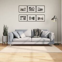 Berkfield Home Rug HUARTE Short Pile Soft & Washable Beige 120x170 cm - Size: Medium - thumbnail 2