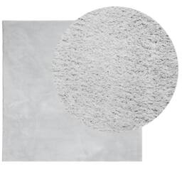 Berkfield Home Rug HUARTE Short Pile Soft & Washable Grey 240x240 cm - Size: Medium - thumbnail 3