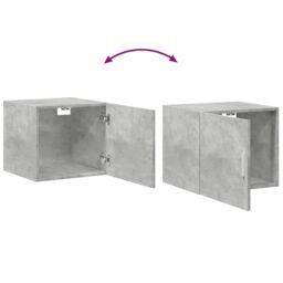 Berkfield Home Wall Cabinet Concrete Grey 45x42.5x40 cm Engineered Wood - thumbnail 8