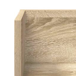Berkfield Home Wall Shelves 2 pcs Sonoma Oak 100x16.5x16.5 cm Engineered Wood in Light Brown - thumbnail 9