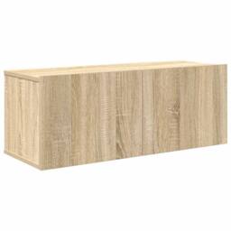 Berkfield Home Classic 7 Piece TV Cabinet Set Sonoma Oak Engineered Wood in Light Brown - thumbnail 4