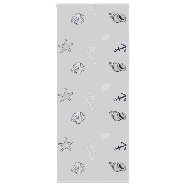 Berkfield Home Shower Roller Blind 90x240 cm Fabric Width 86 cm in Grey - image 1