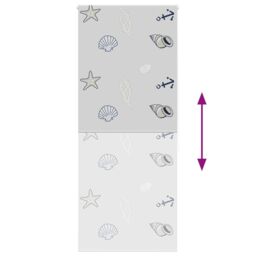 Berkfield Home Shower Roller Blind 90x240 cm Fabric Width 86 cm in Grey - thumbnail 5