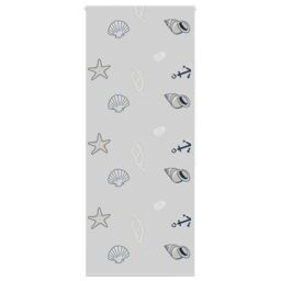 Berkfield Home Shower Roller Blind 90x240 cm Fabric Width 86 cm in Grey - thumbnail 1