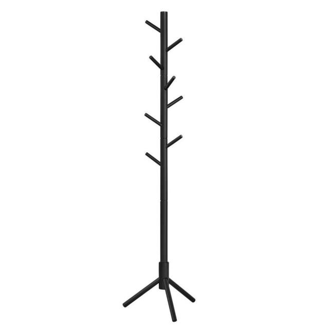 Kelvenix Black Standing Coat Rack, Solid Wood Coat Rack - image 1