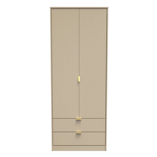 Ready Assembled 2 U Bexley 2 Door 2 Drawer Wardrobe (Ready Assembled) in Light Brown - image 1