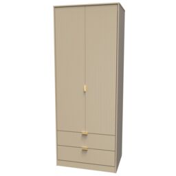Ready Assembled 2 U Bexley 2 Door 2 Drawer Wardrobe (Ready Assembled) in Light Brown - thumbnail 3