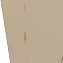 Ready Assembled 2 U Bexley 2 Door 2 Drawer Wardrobe (Ready Assembled) in Light Brown - thumbnail 4