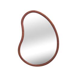 sweeek 95cm wooden mirror in Dark Brown - Size: 100 cm - thumbnail 6