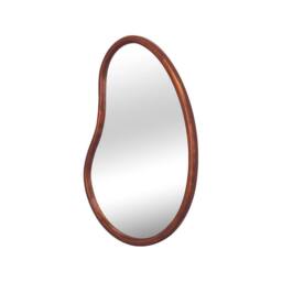 sweeek 95cm wooden mirror in Dark Brown - Size: 100 cm - thumbnail 5