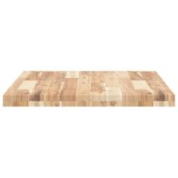 Berkfield Home Desk Top Untreated 80x60x4 cm Solid Wood Acacia in Brown - Size: 80 x 60 x 4 cm - thumbnail 6