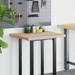 Berkfield Home Desk Top Untreated 80x60x4 cm Solid Wood Acacia in Brown - Size: 80 x 60 x 4 cm - thumbnail 3