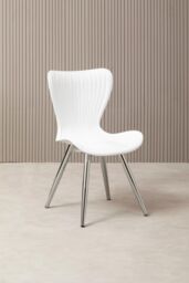 Orsina Stockholm Dining Chair in White - thumbnail 6