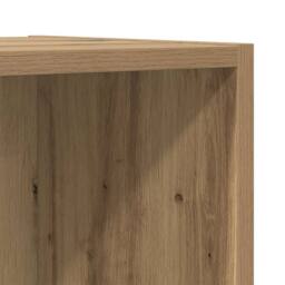 Berkfield Home TV Cabinet Set with Shelf 2 pcs Artisan oak 37 x 37 x 142.5 cm in Brown - thumbnail 7