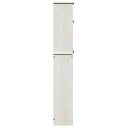 Berkfield Home Toilet Cabinet White 60 x 27 x 161 cm Solid pine wood - thumbnail 7