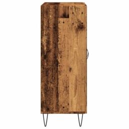 Berkfield Home Sideboard Old Wood 69.5x34x90 cm Engineered Wood in Brown - thumbnail 5