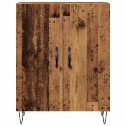 Berkfield Home Sideboard Old Wood 69.5x34x90 cm Engineered Wood in Brown - thumbnail 4