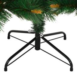 Berkfield Home Beautiful Artificial Hinged Christmas Tree with Stand 180 cm in Green - thumbnail 6
