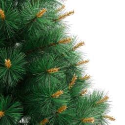 Berkfield Home Beautiful Artificial Hinged Christmas Tree with Stand 180 cm in Green - thumbnail 5
