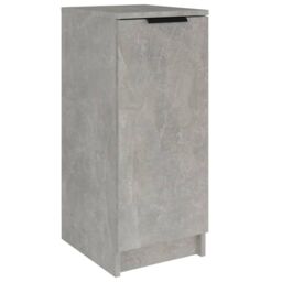 Berkfield Home Shoe Cabinet Concrete Grey 30x35x70 cm Engineered Wood - Size: 30 x 35 x 70 cm - thumbnail 2