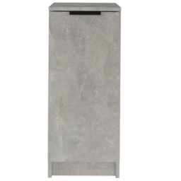 Berkfield Home Shoe Cabinet Concrete Grey 30x35x70 cm Engineered Wood - Size: 30 x 35 x 70 cm - thumbnail 5
