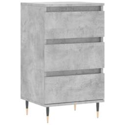 Berkfield Home Sideboard Concrete Grey 40x35x70 cm Engineered Wood - Size: 40 x 35 x 70 cm - thumbnail 1