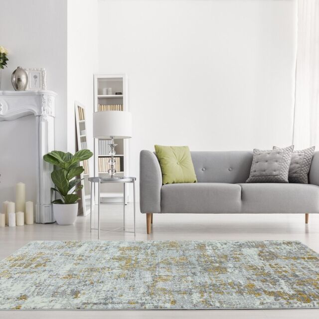 The Rug Shop UK Modern Easy To Clean Stain-Resistant Area Rug in Grey - Size: 200 cm x 290 cm - image 1
