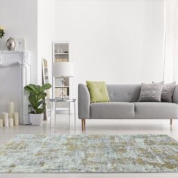 The Rug Shop UK Modern Easy To Clean Stain-Resistant Area Rug in Grey - Size: 200 cm x 290 cm - thumbnail 1