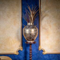 Madison & Mayfair Large Antique Gold Decorative Vase - thumbnail 1
