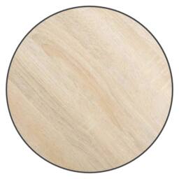 Berkfield Home Tea Table Sonoma Oak Ã˜35 cm MDF in Light Tan - thumbnail 4