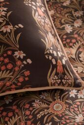 Appletree 'Audrey' 100% Cotton Floral Print Duvet Cover Set in Brown - Size: Super King - thumbnail 3