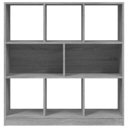 Berkfield Home Classic Book Cabinet Grey Sonoma 97.5x29.5x100 cm Engineered Wood - thumbnail 4