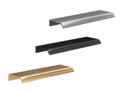 Vente-unique Wall-Mounted Ribbed Vanity Unit With Top - Black - L120 Cm - ZEVARA - thumbnail 7
