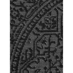 THE RUGS Kona Reversible Rug - Indoor Outdoor Flat Woven Polypropylene Low Pile in Black - Size: 200 cm x 290 cm - thumbnail 2