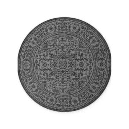 THE RUGS Kona Reversible Rug - Indoor Outdoor Flat Woven Polypropylene Low Pile in Black - Size: 200 cm x 290 cm - thumbnail 8