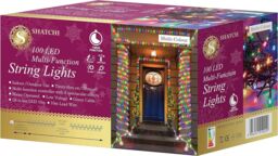 Shatchi 100LEDs Multifunction Timer String Fairy Lights 10M Indoor/Outdoor Decorations