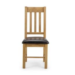 Cheshire Everleigh Premium Dining Chairs - Set of 2 in Light Oak - thumbnail 3