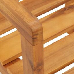 Berkfield Home Garden Chairs 4 pcs 50x53x80 cm Solid Wood Acacia in Brown - Size: 50 x 53 x 80 cm - thumbnail 7