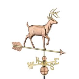 Good Directions Farmhouse Copper Buck Deer Weathervane - H104 x W84 x L44 cm - thumbnail 1