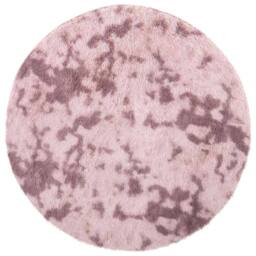 Berkfield Home Shaggy Rug High Pile NAVARRA Dusty Pink 120x120 cm Polyester - Size: Medium - thumbnail 3