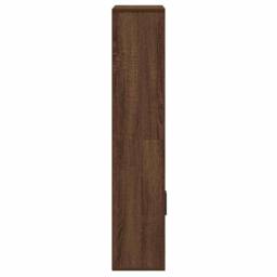 Berkfield Home Durable Bookcase Brown Oak 60x24x120 cm Engineered Wood - Size: 60 x 24 x 120 cm - thumbnail 5