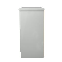 Ready Assembled 2 U Windsor 4 Door 1 Drawer Wide Unit (Ready Assembled) in Dark Grey - thumbnail 3