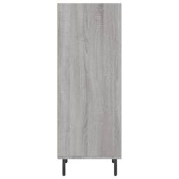 Berkfield Home Sideboard Grey Sonoma 34.5x32.5x90 cm Engineered Wood - thumbnail 5