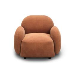 Wyld Haus Bantry Rust Accent Armchair in Orange - thumbnail 2