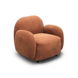 Wyld Haus Bantry Rust Accent Armchair in Orange - thumbnail 3