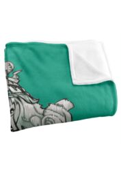 Warner Brothers Harry Potter Slytherin Rough Crest Blanket 152 x 127 cm in White - thumbnail 3