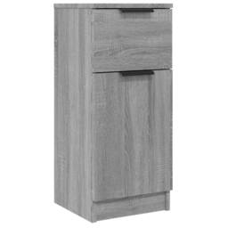 Berkfield Home Sideboard Grey Sonoma 30x30x70 cm Engineered Wood - Size: 30 x 30 x 70 cm - thumbnail 3