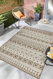 Origin s Atlas Graphic Coffee in Light Brown - Size: 160 cm x 230 cm - thumbnail 2