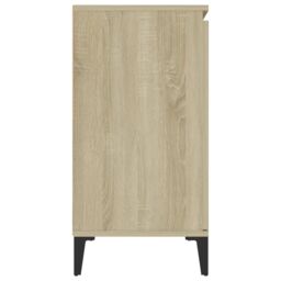 Berkfield Home Sideboard Sonoma Oak 104x35x70 cm Engineered Wood in Brown - Size: 104 x 35 x 70 cm - thumbnail 6