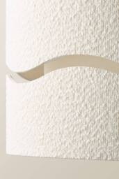 ValueLights Livie Boucle XL Easy Fit Ceiling Floor Lamp Shade 50cm with Bulb in Cream - thumbnail 4